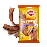 PEDIGREE Schmackos 36g - przysmak dla dorosłych psów, o smaku wołowiny, jagnięciny i drobiu