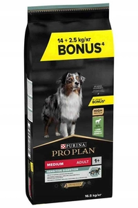 PRO PLAN Sensitive Digestion Medium Adult Karma dla psów bogata w jagnięcinę 14kg + 2,5kg