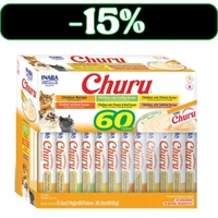 INABA  Churu Variety dla kota - mix smaków z kurczakiem 60x14g