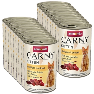 ANIMONDA Cat Carny Kitten smak: koktajl drobiowy 18x400g