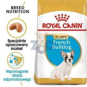 ROYAL CANIN French Bulldog Puppy 3kg karma sucha dla szczeniąt do 12 miesiąca, rasy bulldog francuski / Opakowanie uszkodzone (5597) !!!