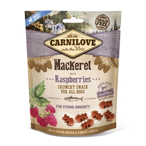 Carnilove Crunchy Snack, makrela i malina 200 g