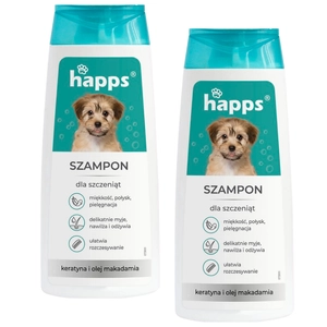 HAPPS - szampon pielęgnacyjny dla szczeniąt 200ml (2 sztuki)