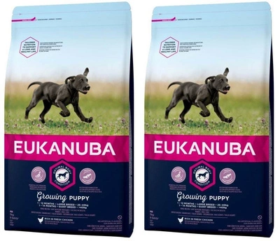 EUKANUBA Puppy&Junior Large Breed 2x15kg