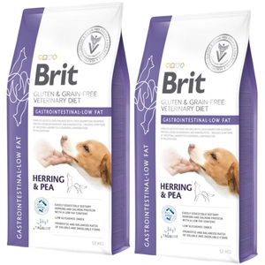 BRIT GF Veterinary Diets dog Gastrointestinal-Low Fat 2x12kg
