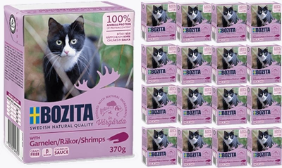 BOZITA Cat Krewetki W Sosie  16 x 370g