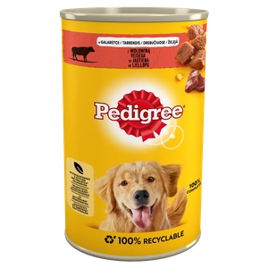 PEDIGREE Adult puszka 1200g - mokra karma pełnoporcjowa dla dorosłych psów z wołowiną w galaretce