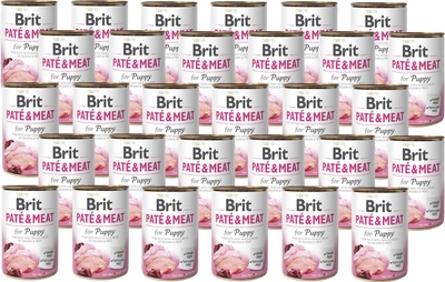 BRIT PATE & MEAT PUPPY 30x400g