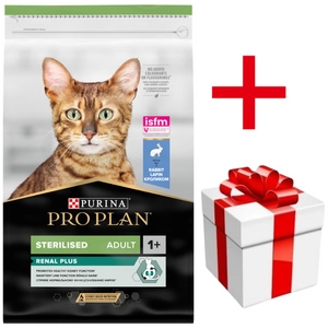 PRO PLAN Sterilised Renal Karma dla kotów bogata w królika 10 kg+ niespodzianka dla kota GRATIS!
