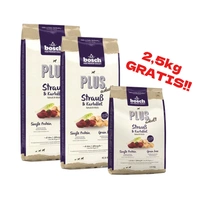 Bosch Plus Adult Struś & Ziemniaki 2x12,5kg+2,5kg GRATIS!!