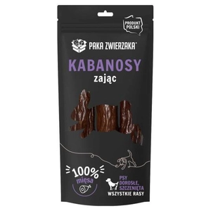 PAKA ZWIERZAKA- Kabanosy z zająca 3 szt (80g)