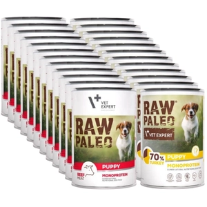 Vetexpert Raw Paleo Puppy Mix Smaków 24x400g