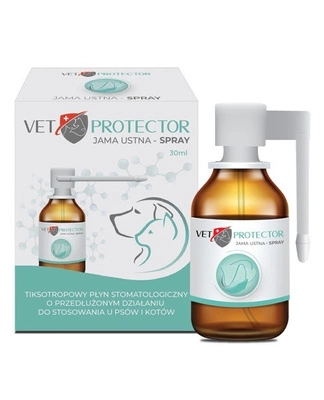 JM SANTE Polisept Vet Protector Jama Ustna Spray 30ml