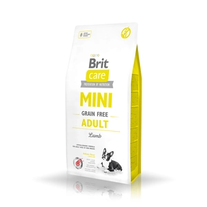 BRIT CARE Mini Grain-Free Adult Lamb 2kg \ Opakowanie uszkodzone (2682) !!!