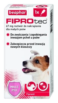 Fiprotec S dla psów od 2 do 10 kg  -  67mg