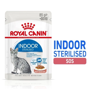 ROYAL CANIN  Indoor Sterilised Sos saszetka 12x85g