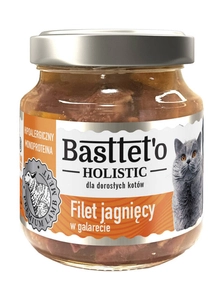 Basttet'o Holistic filet jagnięcy w galerecie dla kotów 130g