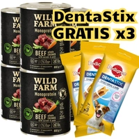 WILD FARM Monoprotein Beef 6x800g hipoalergiczna karma dla psa