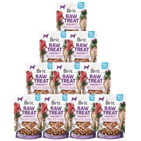 BRIT CARE Dog Raw Treat Immunity Lamb & Chicken with Probiotics, Milk Thistle Seed and Rosemary 10x40g