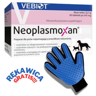 VEBIOT Neoplasmoxan 60 tabletek + RĘKAWICA DO CZESANIA GRATIS!!