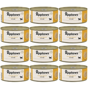 Applaws Cat Pierś z Kurczaka 12x70g PUSZKA