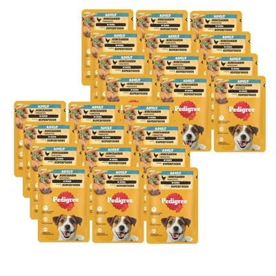 PEDIGREE Adult saszetka 24x100g - mokra karma dla psów z kurczakiem i warzywami w sosie