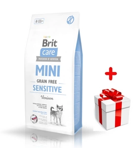 BRIT CARE Mini Grain-Free Sensitive 2kg + niespodzianka dla psa GRATIS!