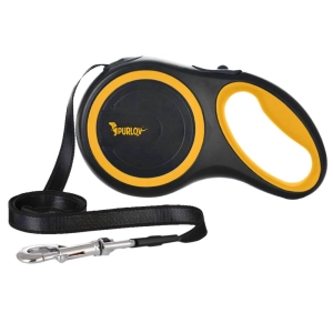 PURLOV- Smycz automatyczna dla psa, taśma z blokadą do 15kg