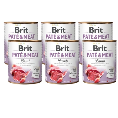 BRIT PATE & MEAT LAMB 6x800g