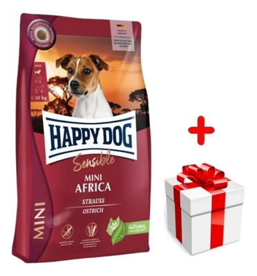 Happy Dog Mini Africa 4 kg + niespodzianka dla psa GRATIS!