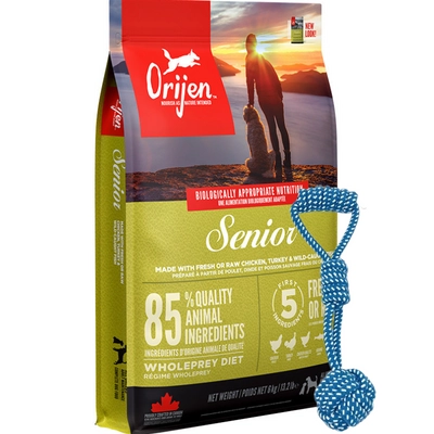 ORIJEN Dog Senior 11,4kg + szarpak 35cm