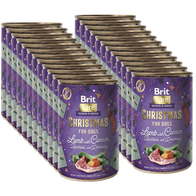 BRIT MONO PROTEIN Christmas Lamb with Carrots - Jagnięcina i Marchewka 24x400g