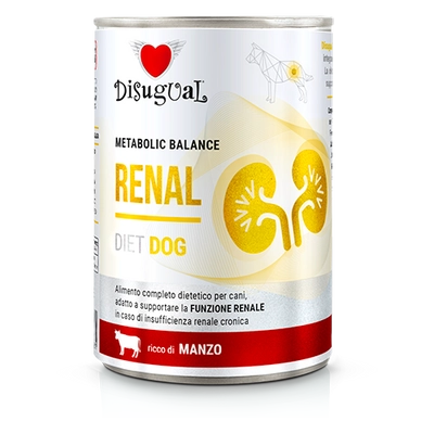 Disugual Karma mokra dla psa Weterynaryjna RENAL Wołowina (dorosły) 400g