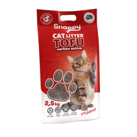 SNAPPY ŻWIREK DLA KOTÓW TOFU biodegradowalny z węglem aktywnym 2,5kg 