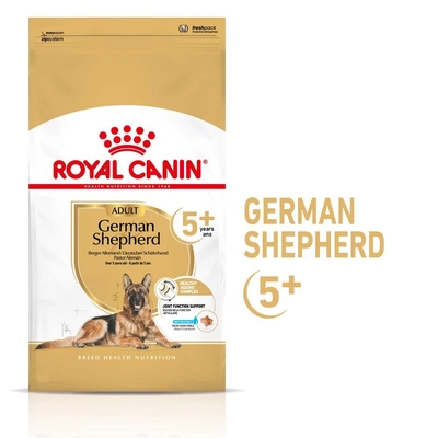 ROYAL CANIN German Shepherd Adult 5+ 12kg karma sucha dla psów dorosłych rasy owczarek niemiecki, powyżej 5 roku życia opakowanie uszkodzone (3041,3439,3666)