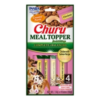 INABA  Dog Meal Topper Chicken With Salmon  Recipe 4x14 (56g)