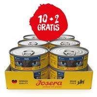 JOSERA Cat Duck 10x85g + 2x85g GRATIS!!