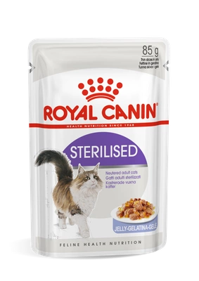 ROYAL CANIN  Sterilised 12x85g karma mokra w sosie dla kotów dorosłych, sterylizowanych