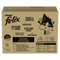 FELIX Fantastic Karma dla kotów wybór smaków w galaretce 120x85g