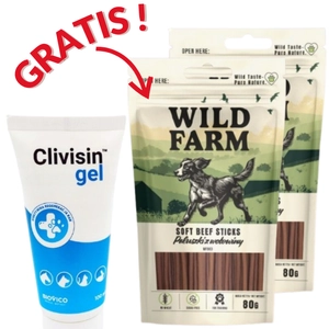 BIOVICO Clivisin Żel 100 ml+ GRATIS WILD FARM paluszki z wołowiny 2x80g