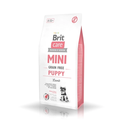 BRIT CARE Mini Grain-Free Puppy Lamb 7kg opakowanie uszkodzone (4099, 4101,4121,4401,4142,4145)