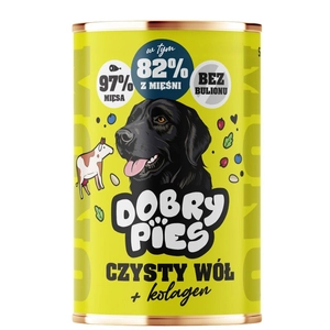 Dobry Pies Mono Wołowina z kolagenem 400g