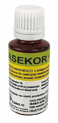 Asekor 400 plus-środek owadobójczy na owady biegające i latające-30 ml 