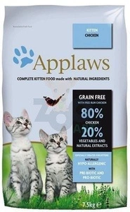 Applaws Kitten Chicken Sucha Karma dla kociąt 7,5kg + niespodzianka dla kota GRATIS!