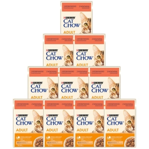 PURINA Cat Chow Adult Karma dla kotów z wołowiną i bakłażanem w galaretce 10x85g