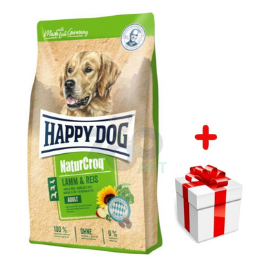  Happy Dog NaturCroq Jagnięcina i ryż 15kg + niespodzianka dla psa GRATIS!