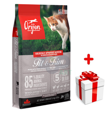 ORIJEN Fit Trim Cat 5,4kg + niespodzianka dla kota GRATIS!