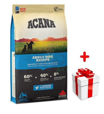 ACANA  Adult Dog 11,4kg + niespodzianka dla psa GRATIS!