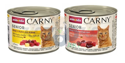 ANIMONDA Cat Carny Senior MIX smaków 12 x 200g 