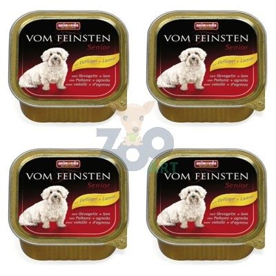 ANIMONDA Dog Vom Feinsten Senior smak: drób z jagnięciną 22x150g
